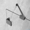 Radaway Essenza Pro Brushed GunMetal Pnj II parawan nawannowy 90cm L/P szczotkowany grafit 10101090-92-01